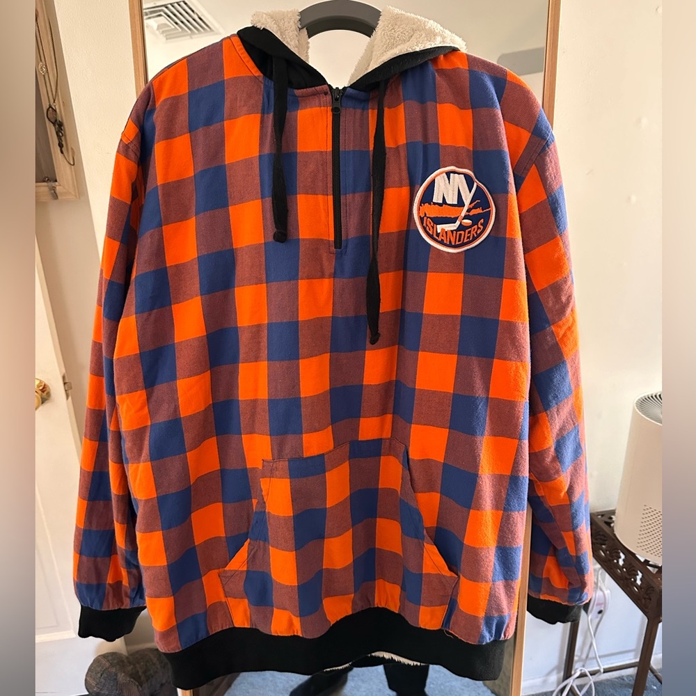 New York Islanders Hoodie Fleece Lined XXL